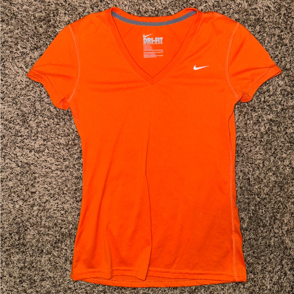 Nike Vivid Orange Sports Tee